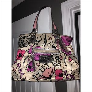 Coach poppy petals purse